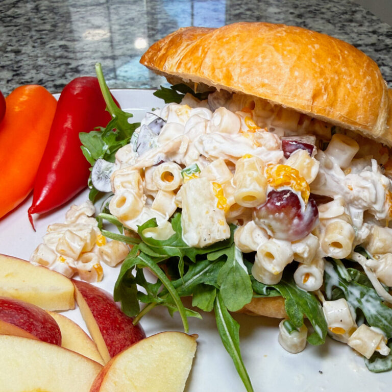 Chicken Pasta Salad with Grapes & Citrus