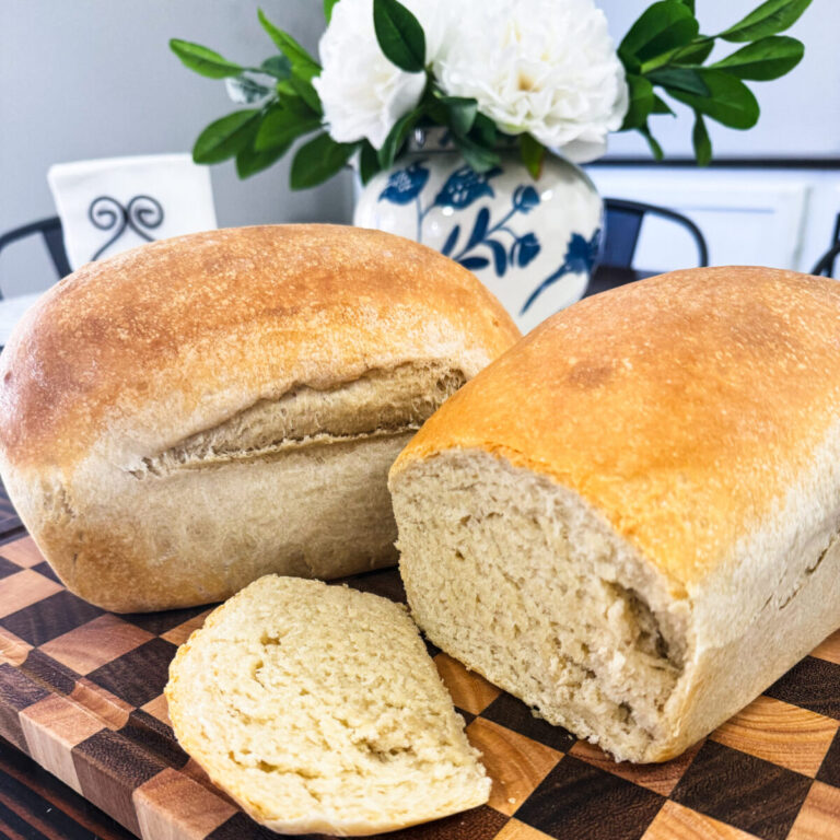 Soft & Fluffy Homemade Sourdough Bread Loaves