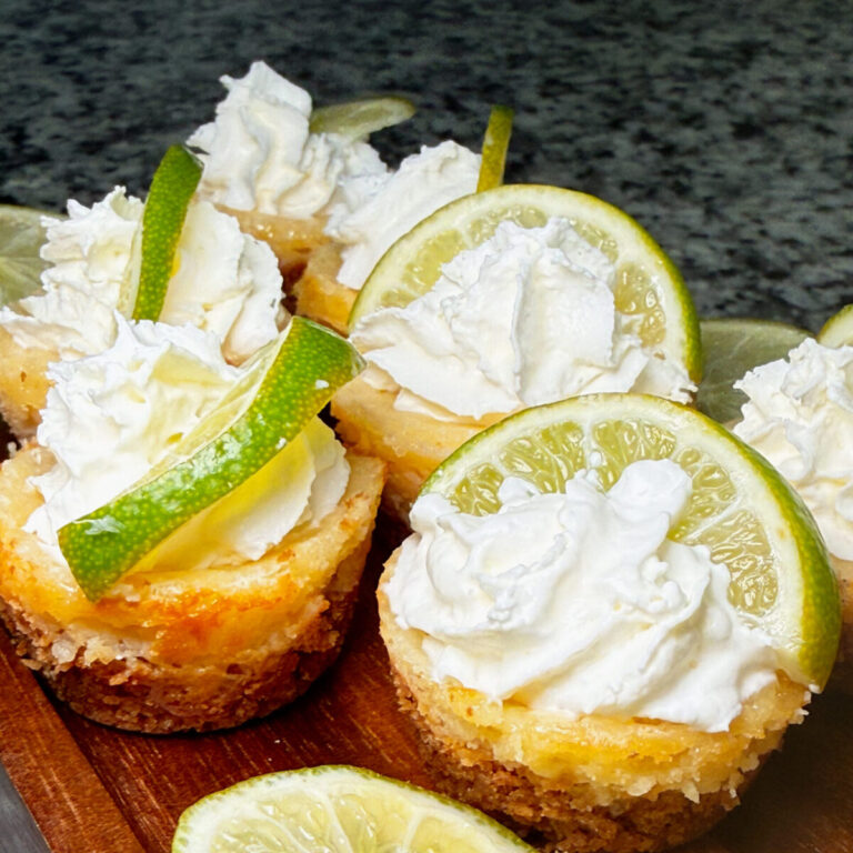 Mini Key Lime Cheesecakes